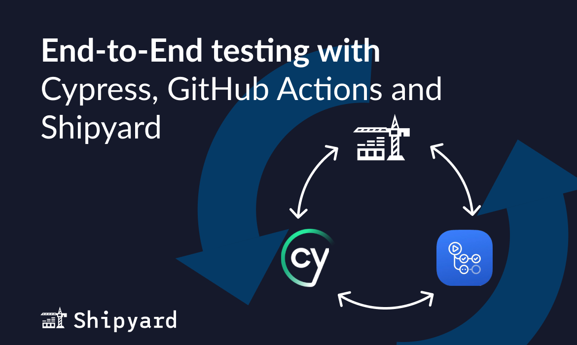 Cypress, GitHub Actions, and Shipyard for E2E testing
